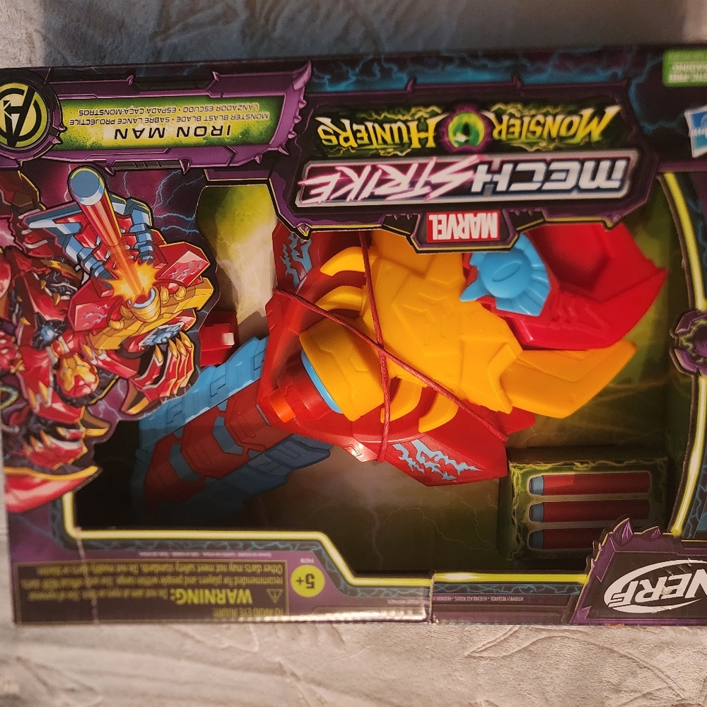 Marvel Avengers Mech Strike Monster Hunters Iron Man Monster Blast Blade